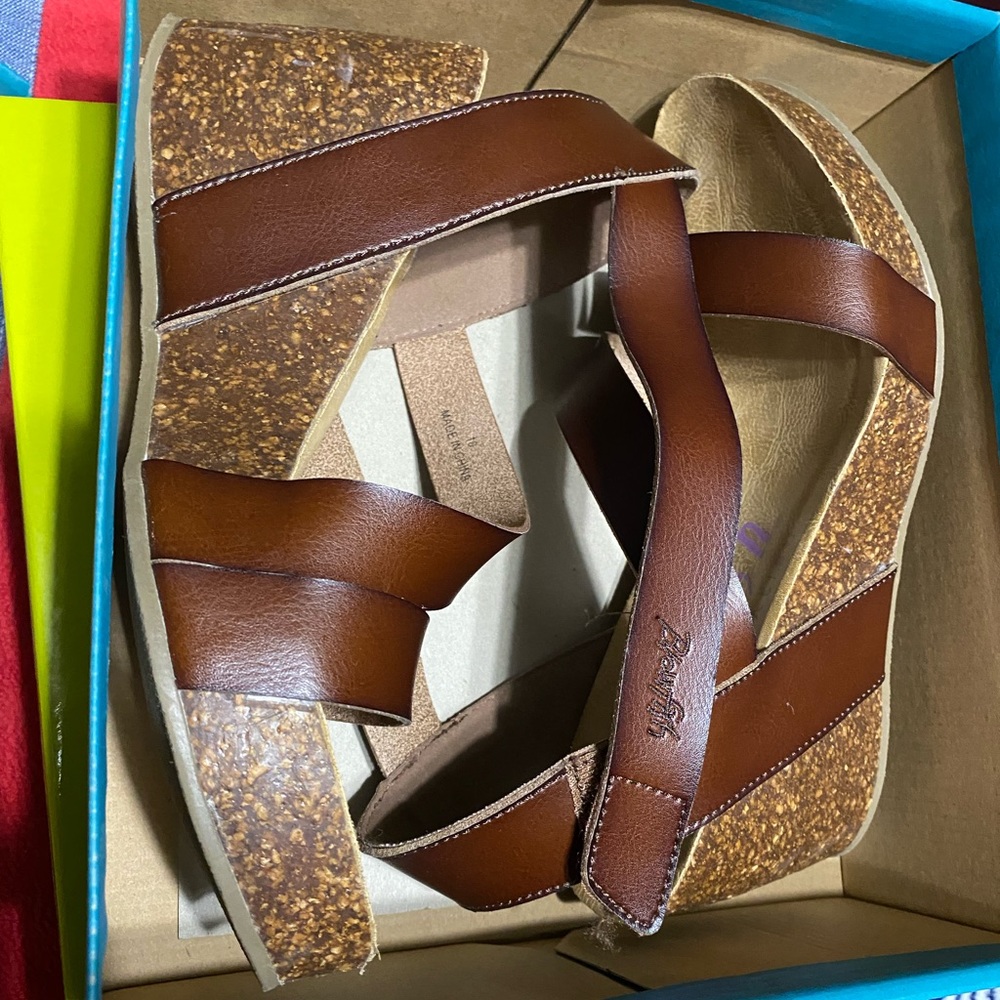 Blowfish Brown Wedges